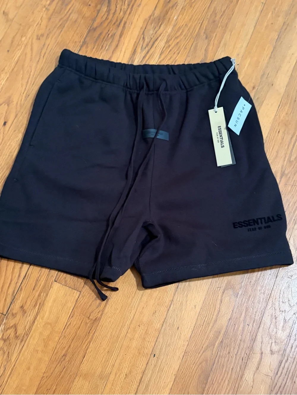 Fear of God Essentials Men’s Black Athletic Drawstring Shorts